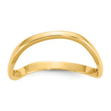 14K gold wave thumb ring from Solomon Jewelers, featuring a stylish, modern design in jewelry rings collection.
