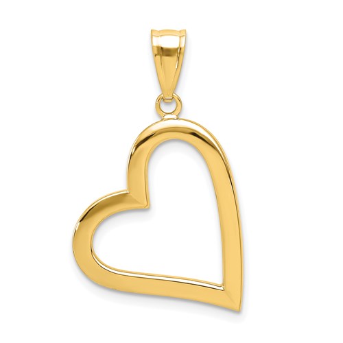 14k-polished-crooked-heart-pendant-SolomonJeweler-Wichita-KS-CustomJewelry