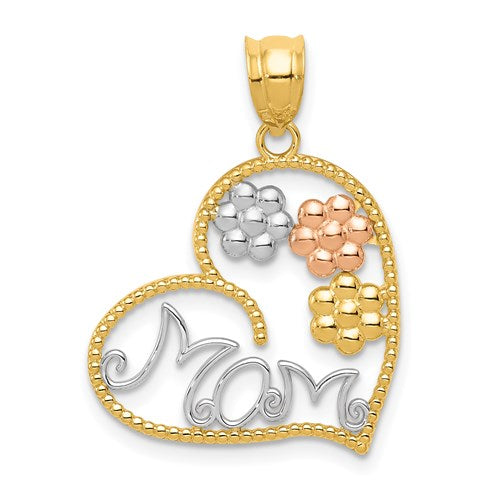 14k-tricolor-mom-flowers-pendant-SolomonJeweler-Wichita-KS-CustomJewelry