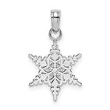 14k-white-gold-small-snowflake-pendant-SolomonJeweler-Wichita-KS-CustomJewelry