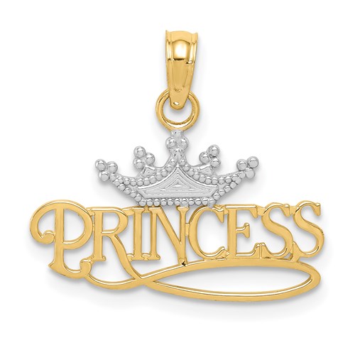 14k-w-rhodium-polished-princess-with-crown-pendant-SolomonJeweler-Wichita-KS-CustomJewelry