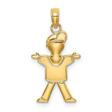 14k-polished-full-body-boy-charm-SolomonJeweler-Wichita-KS-CustomJewelry