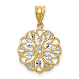 14k-w-rhodium-diamond-cut-round-pendant-SolomonJeweler-Wichita-KS-CustomJewelry