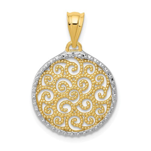 14k-w-rhodium-filigree-circle-pendant-SolomonJeweler-Wichita-KS-CustomJewelry