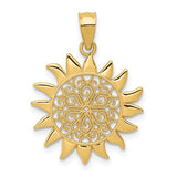 14k-polished-filigree-sun-pendant-SolomonJeweler-Wichita-KS-CustomJewelry