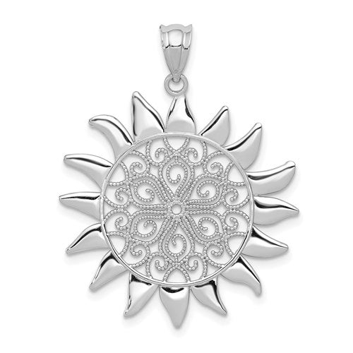 14k-white-gold-filigree-sun-pendant-SolomonJeweler-Wichita-KS-CustomJewelry