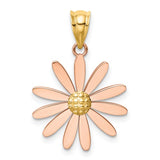 14k-two-tone-rose-and-yellow-gold-daisy-pendant-SolomonJeweler-Wichita-KS-CustomJewelry