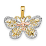 14k-two-tone-w-white-rhodium-diamond-cut-butterfly-pendant-SolomonJeweler-Wichita-KS-CustomJewelry