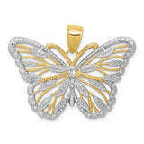 14k-and-rhodium-butterfly-pendant-SolomonJeweler-Wichita-KS-CustomJewelry