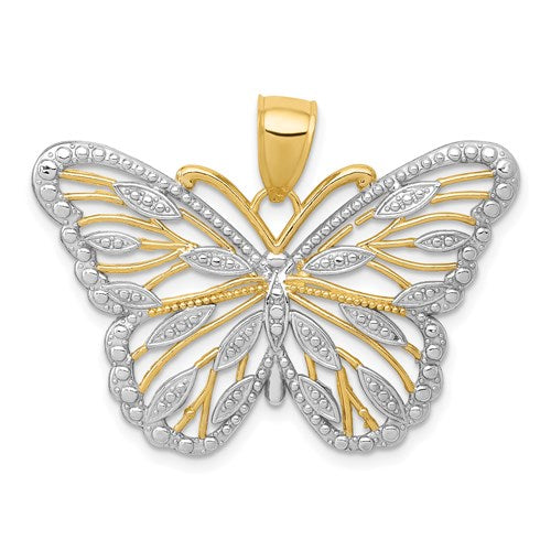14k-and-rhodium-butterfly-pendant-SolomonJeweler-Wichita-KS-CustomJewelry
