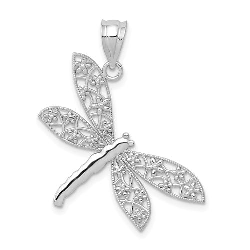 14k-white-gold-filigree-dragonfly-pendant-SolomonJeweler-Wichita-KS-CustomJewelry