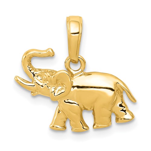 14k-polished-elephant-charm-SolomonJeweler-Wichita-KS-CustomJewelry