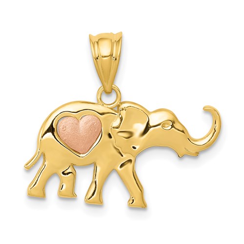 14k-yellow-and-rose-gold-elephant-w-heart-charm-SolomonJeweler-Wichita-KS-CustomJewelry