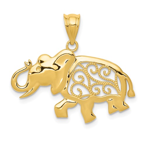 14k-filigree-elephant-pendant-SolomonJeweler-Wichita-KS-CustomJewelry