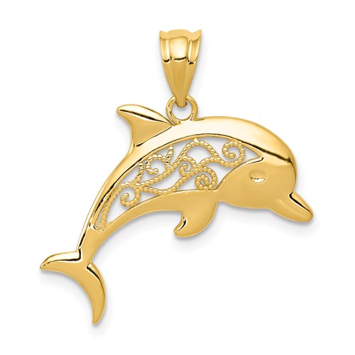 14k-filigree-dolphin-pendant-SolomonJeweler-Wichita-KS-CustomJewelry