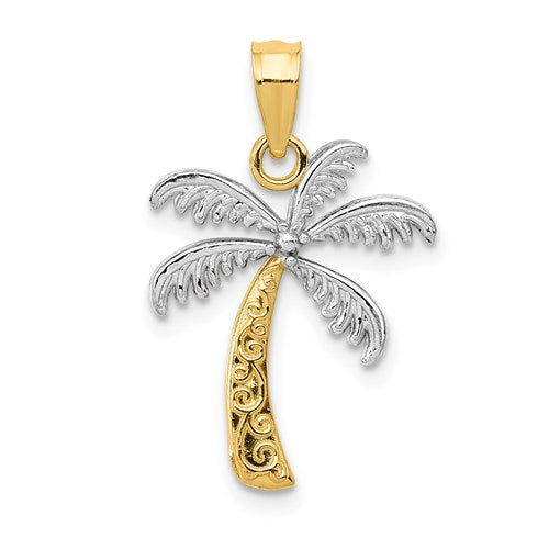 14k-w-rhodium-palm-tree-pendant-SolomonJeweler-Wichita-KS-CustomJewelry
