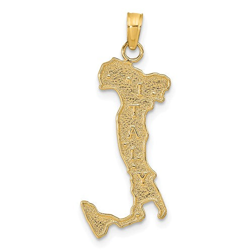 14k-map-with-italy-charm-SolomonJeweler-Wichita-KS-CustomJewelry