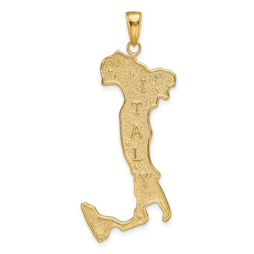 14k-large-map-with-italy-pendant-SolomonJeweler-Wichita-KS-CustomJewelry