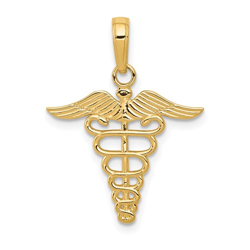 14k-caduceus-charm-SolomonJeweler-Wichita-KS-CustomJewelry