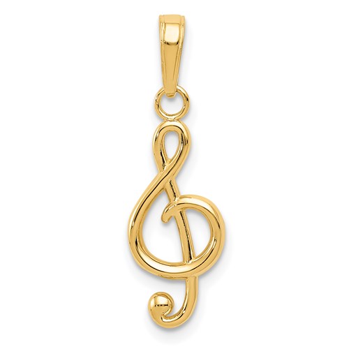 14k-polished-open-backed-treble-clef-pendant-SolomonJeweler-Wichita-KS-CustomJewelry