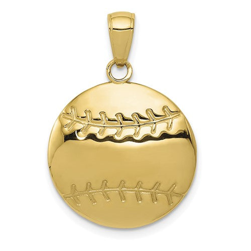 14k-polished-baseball-charm-SolomonJeweler-Wichita-KS-CustomJewelry