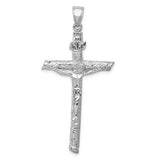 14k-white-gold-inri-crucifix-pendant-SolomonJeweler-Wichita-KS-CustomJewelry