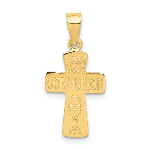 14k-first-holy-communion-cross-pendant-SolomonJeweler-Wichita-KS-CustomJewelry