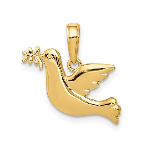14k-polished-dove-charm-SolomonJeweler-Wichita-KS-CustomJewelry