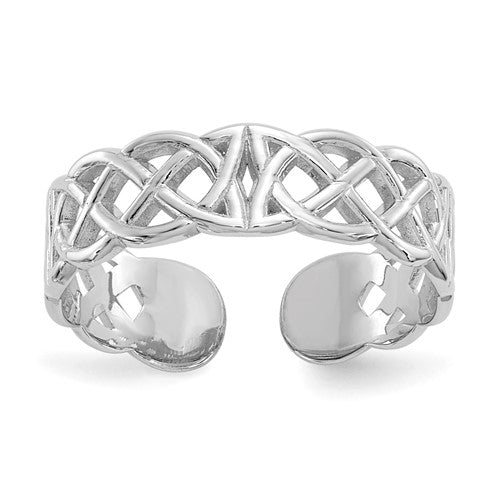 14k-white-gold-polished-w-design-toe-ring-SolomonJeweler-Wichita-KS-CustomJewelry
