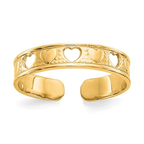 14k-polished-w-hearts-toe-ring-SolomonJeweler-Wichita-KS-CustomJewelry