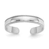 14k-white-gold-milgrain-adjustable-toe-ring-SolomonJeweler-Wichita-KS-CustomJewelry