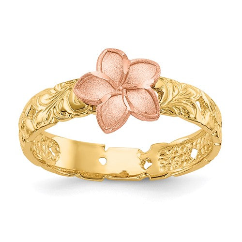14k-two-tone-plumeria-baby-ring-SolomonJeweler-Wichita-KS-CustomJewelry