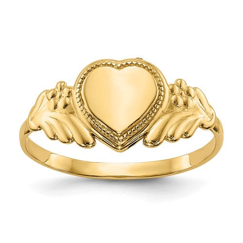 14k-polished-heart-baby-ring-SolomonJeweler-Wichita-KS-CustomJewelry