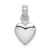 14k-white-gold-polished-3d-heart-pendant-SolomonJeweler-Wichita-KS-CustomJewelry