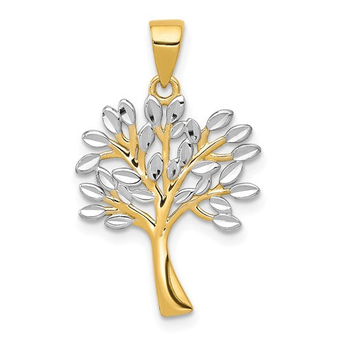 14k-w-rhodium-diamond-cut-tree-pendant-SolomonJeweler-Wichita-KS-CustomJewelry