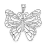 14k-white-gold-polished-large-butterfly-pendant-SolomonJeweler-Wichita-KS-CustomJewelry