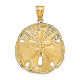 14k-sand-dollar-pendant-SolomonJeweler-Wichita-KS-CustomJewelry