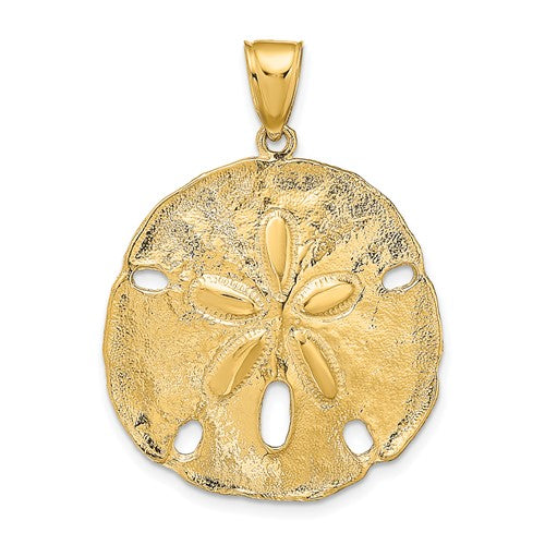 14k-sand-dollar-pendant-SolomonJeweler-Wichita-KS-CustomJewelry