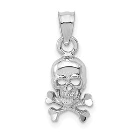 14k-white-gold-skull-and-crossbones-pendant-SolomonJeweler-Wichita-KS-CustomJewelry