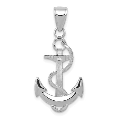 14k-white-gold-polished-anchor-with-textured-rope-pendant-SolomonJeweler-Wichita-KS-CustomJewelry