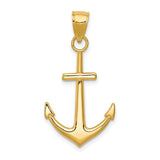 14k-gold-polished-anchor-pendant-SolomonJeweler-Wichita-KS-CustomJewelry