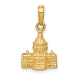 14k-3d-washington-d-c-capital-building-pendant-SolomonJeweler-Wichita-KS-CustomJewelry