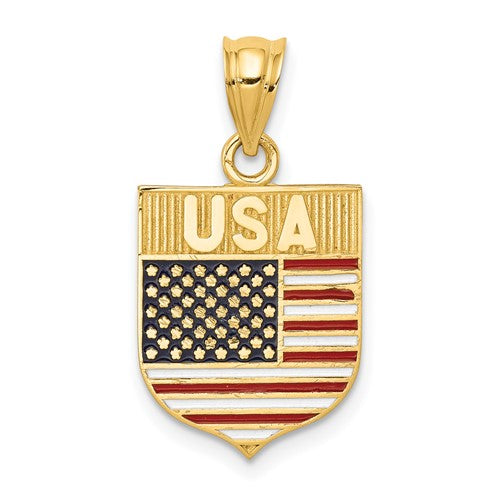 14k-usa-flag-enameled-pendant-SolomonJeweler-Wichita-KS-CustomJewelry