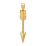 14k-polished-3d-arrow-pendant-SolomonJeweler-Wichita-KS-CustomJewelry