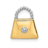 14k-and-rhodium-purse-slide-pendant-SolomonJeweler-Wichita-KS-CustomJewelry