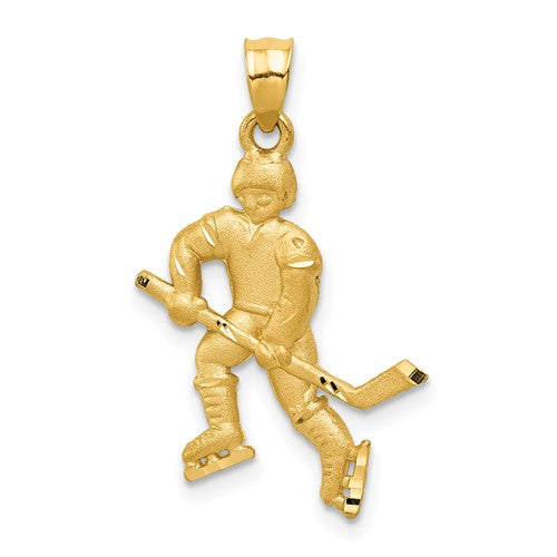 14k-satin-d-c-hockey-player-pendant-SolomonJeweler-Wichita-KS-CustomJewelry