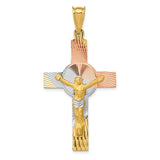 14k-w-rose-and-white-rhodium-iona-crucifix-cross-pendant-SolomonJeweler-Wichita-KS-CustomJewelry