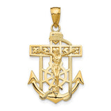 14k-polished-textured-mini-mariners-crucifix-pendant-SolomonJeweler-Wichita-KS-CustomJewelry