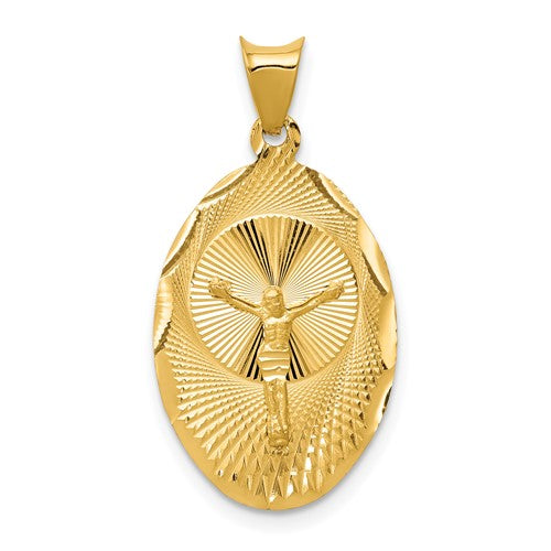 14k-polished-d-c-corpus-oval-pendant-SolomonJeweler-Wichita-KS-CustomJewelry