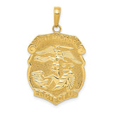 14k-gold-polished-large-saint-michael-protect-us-medal-pendant-SolomonJeweler-Wichita-KS-CustomJewelry